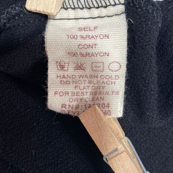 Hem and Thread Boho Chic Black Embroidered V-Neck Top with Bell Sleeves Size Sma - Picture 7 of 13